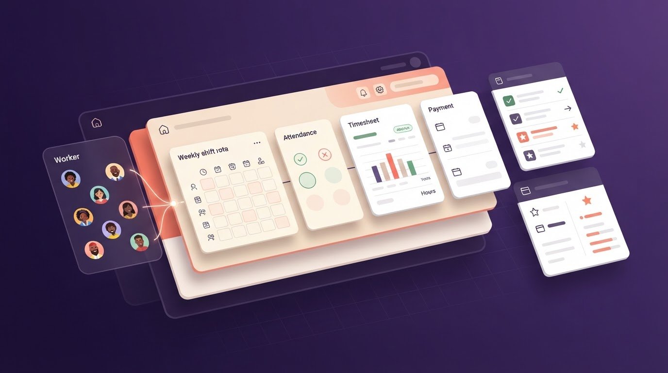 Compare staffing agency management software by cost and fit